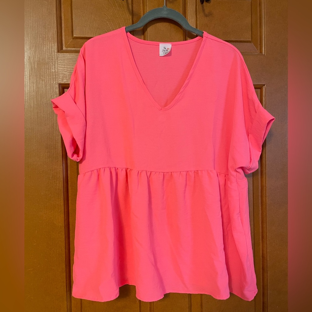 Neon Pink The Zig Zag Stripe Shirt